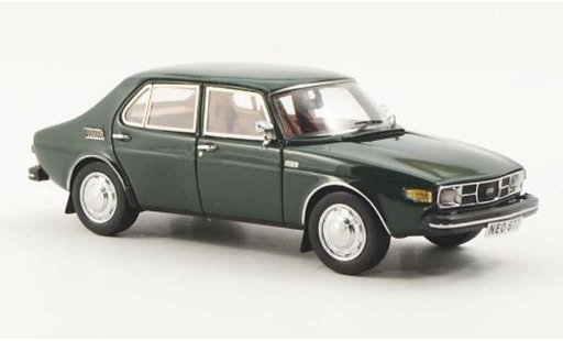 Saab 99 Base 1/43 Neo verte 4-turig miniature