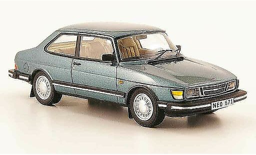 Saab 90 Base 1/43 Neo bleu verte 1985 miniature