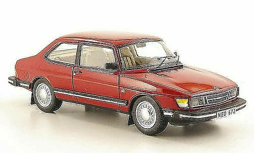 Saab 90 Base 1/43 Neo rouge 1985 miniature