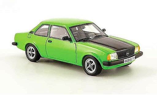 Opel Ascona B SR 1/43 Neo verte avec noireer haube 1980 miniature