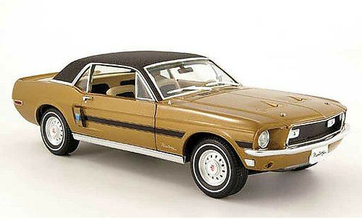 Ford Mustang GT 1/18 Greenlight or/noire high country special miniature