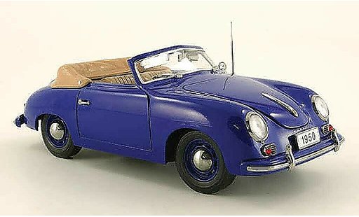 Porsche 356 1950 1/18 Signature cabriolet bleu (premium) miniature