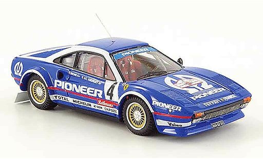 Ferrari 308 GTB 1/43 Best no.4 pioneer tour de france 1982 miniature