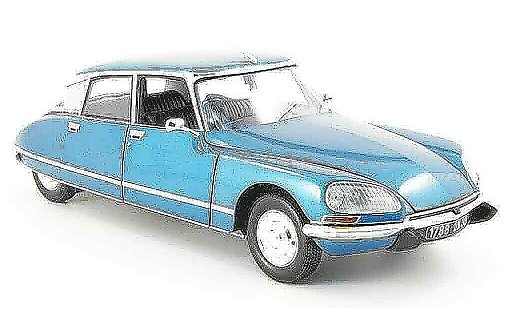 Citroen DS 23 1/18 Norev pallas bleu 1974 miniature