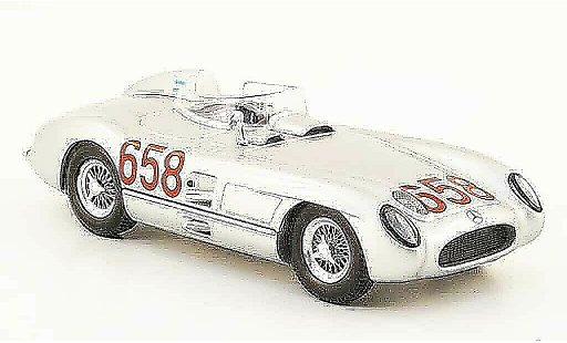 Mercedes 300 Base 1/43 Norev No.658 J.M. Fangio Mille Miglia 1955 miniature