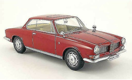 Bmw 3200 cs bertone 1/18 Neo rouge 1961 miniature
