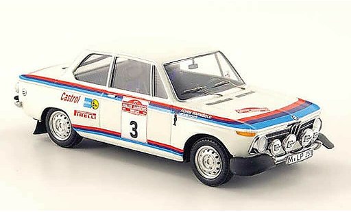 Bmw 2002 ti 1/43 Trofeu No.3 Warmbold/Todt Rally San Remo 1973 miniature