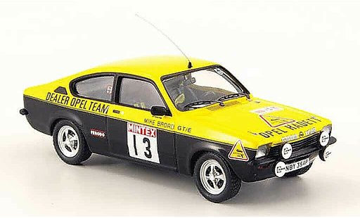 Opel Kadett GT 1/43 Trofeu e no.13 rohrl broamintex rallye 1977 miniature