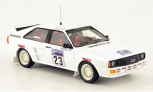 Audi Quattro rallye 1/43 Trofeu No.23 Laine Hokkanen Rally England 1983 miniature