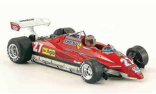 Ferrari 126 C2 1/43 Brumm turbo no.27 g.villeneuve gp san marino miniature