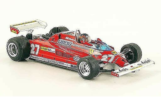 Ferrari 126 CK 1/43 Brumm turbo no.27 g.villeneuve gp italien miniature