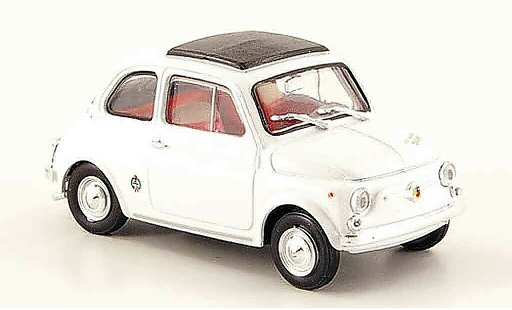 Fiat 595 Abarth 1/43 Brumm SS blanche 1965 miniature
