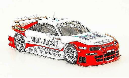 Nissan Skyline R33 1/43 Ebbro GTR No.3 Unisia Jecs JGTC 1998 miniature