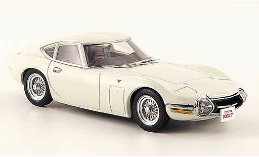 Toyota 2000 GT Prototype 1/43 Ebbro prototyp blanche miniature