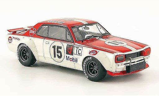 Nissan Skyline 2000 1/43 Ebbro GT R (KPGC10) Racing No.15 Fuji 1972 miniature
