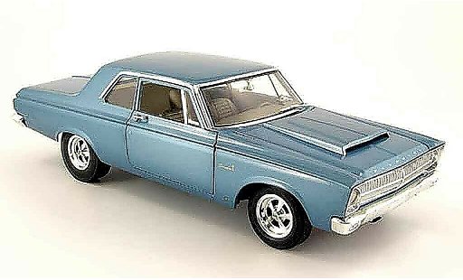 Plymouth Belvedere Super Stock 1/18 Highway 61 hemi dd1 bleu 1965 miniature
