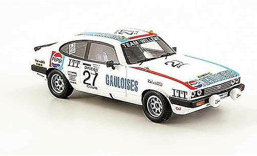 Ford Capri 3.0S 1/43 Premium X MK III No.27 Gauloises Pepsi 24h Spa 1980 miniature