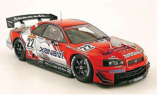 Nissan Skyline R34 1/18 Autoart JGTC gt-r no.22 xanavi s.motoyama 2002 miniature