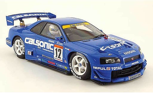 Nissan Skyline R34 1/18 Autoart JGTC gt-r no.12 calsonic k.hoshino 2002 miniature