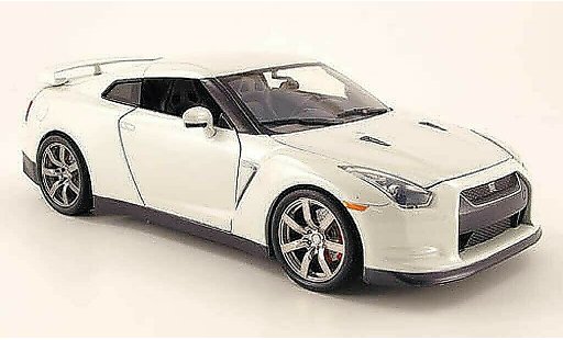 Nissan Skyline R35 1/18 Jada Toys gt-r blanche 2009 miniature