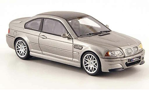 Bmw M3 CSL 1/43 Premium X E46 grise 2003 miniature