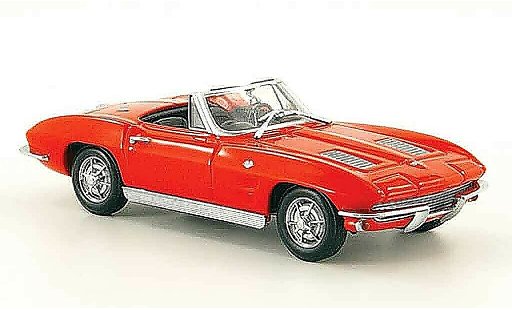 Chevrolet Corvette Convertible 1/43 Minichamps C2 Cabriolet rouge MCW 1963 miniature