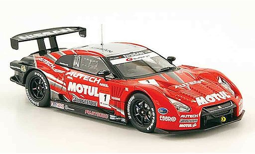 Nissan Skyline R35 1/43 Ebbro JGTC GT R No.1 Motul Autech Super GT Fuji 2009 miniature