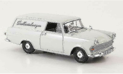 Opel Rekord P2 1/43 Bing fourgon snelbestelwagen miniature