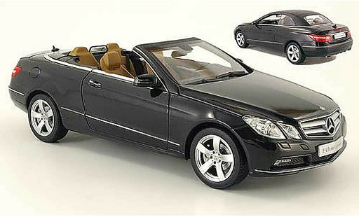 Mercedes Classe E Cabriolet 1/18 Norev (a207) noire 2010 miniature