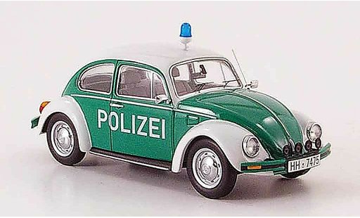 Volkswagen Coccinelle Base 1/43 Schuco 1200 police miniature