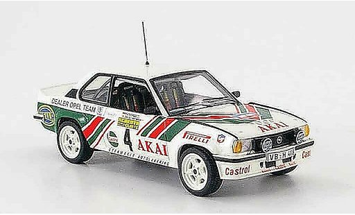 Opel Ascona B 400 1/43 Schuco no.4 akai sachs winter rallye 1981 miniature