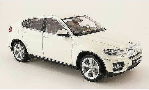 Bmw X6 suv 1/18 Welly E71 blanc miniature