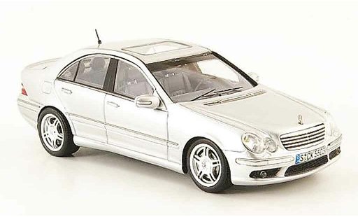 Mercedes Classe C AMG 1/43 Spark C55 (W203) grise metallisee miniature