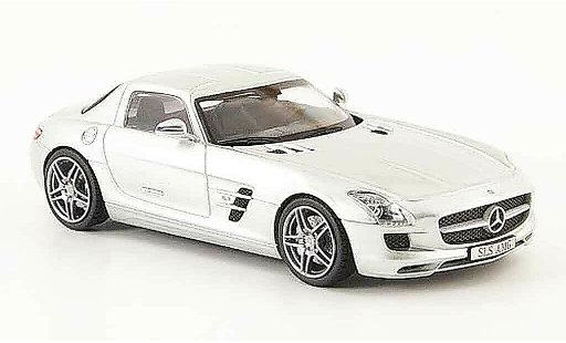 Mercedes SLS Coupe 1/43 Schuco AMG (C197) grise metallisee 2010 miniature