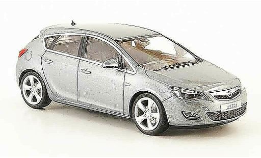 Opel Astra Base 1/43 Minichamps j grise 5 turig 2009 miniature