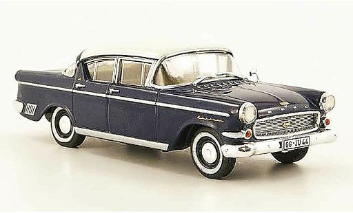 Opel Kapitan P2.5 1/43 Starline p 2.5 bleu blanche 1958 miniature