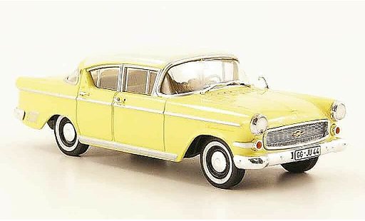 Opel Kapitan P2.5 1/43 Starline p 2.5 jaune blanche 1958 miniature