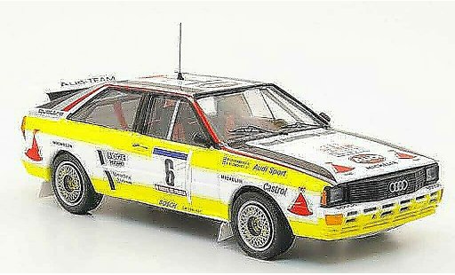 Audi Quattro rallye 1/43 Trofeu No.6 HB Blomquist/Cederberg Rally Korsika 1984 miniature
