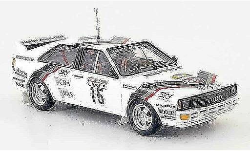 Audi Quattro rallye 1/43 Trofeu No.16 Bosch Oosterbaan Rally Hunsruck 1985 miniature