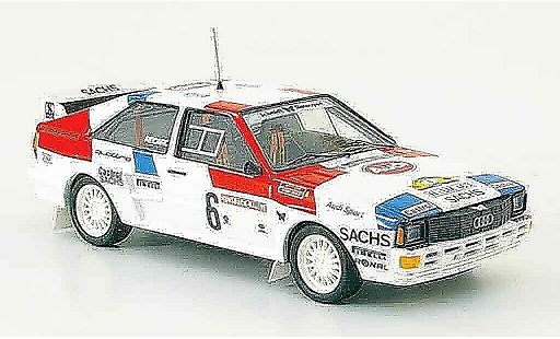 Audi Quattro rallye 1/43 Trofeu No.6 Duez Lux Rally Hunsruck 1985 miniature