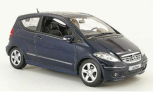 Mercedes Classe A Base 1/18 Welly 200 bleu 3 portes miniature