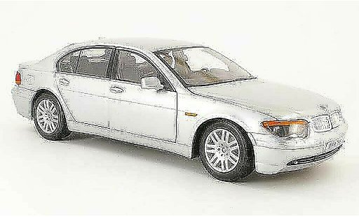 Bmw 745 E65 1/18 Welly i grise miniature