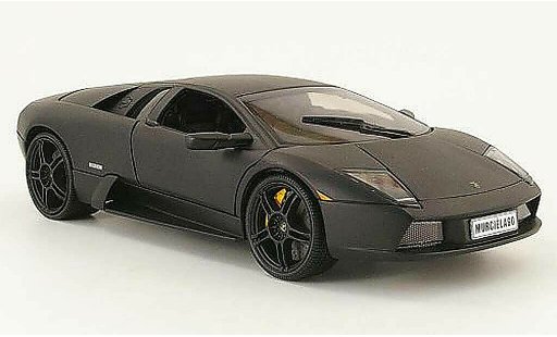 Lamborghini Murcielago Base 1/18 Welly noire mat 2003 miniature