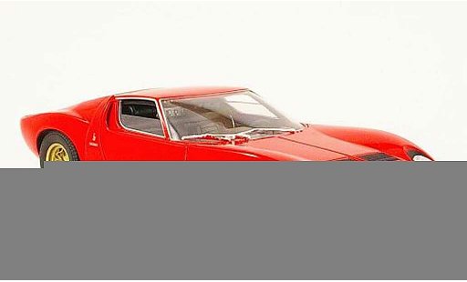 Lamborghini Miura SV 1/18 Welly rouge 1971 miniature