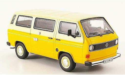Volkswagen Combi A 1/43 Premium Cls t3a bus l jaune beige miniature