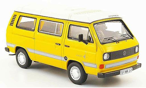 Volkswagen Combi A 1/43 Premium Cls t3a westfalia joker jaune miniature