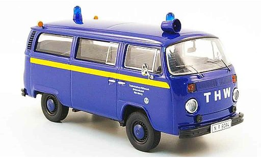 Volkswagen Combi B 1/43 Premium Cls t2b bus thw nurnberg bleu jaune miniature