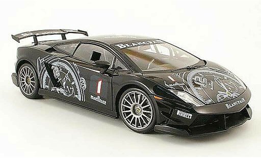 Lamborghini Gallardo LP560-4 LP560-4 1/18 Mondo Motors super trofeo no1 noire miniature