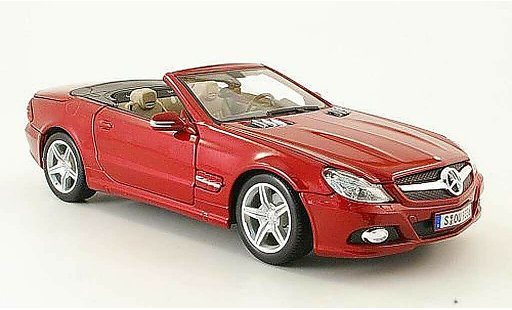 Mercedes Classe SL cabriolet 1/18 Maisto 550 rouge 2009 miniature