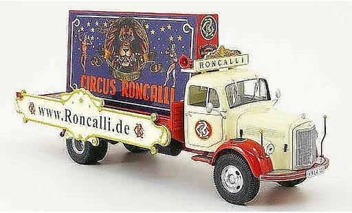 Mercedes L3500 Base 1/43 Premium Cls plateau Circus Roncalli Werbe LKW miniature